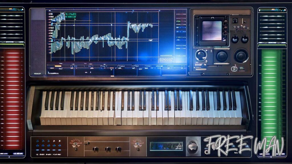 DTM作曲ソフトの画面例