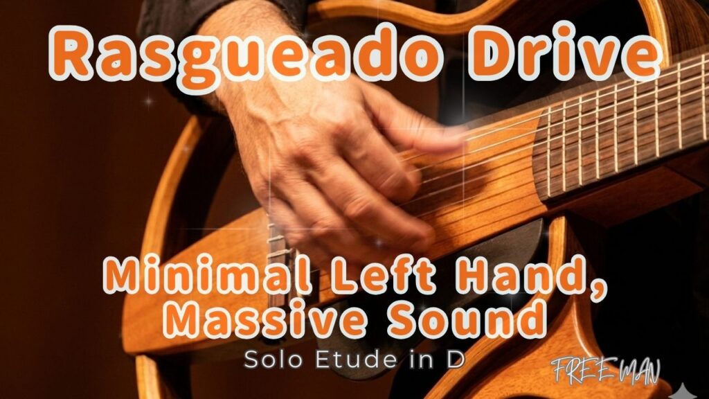 [Rasgueado Drive] Solo Etude in D