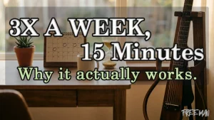 A 15-Minute Guitar Practice Plan Three Times a Week
