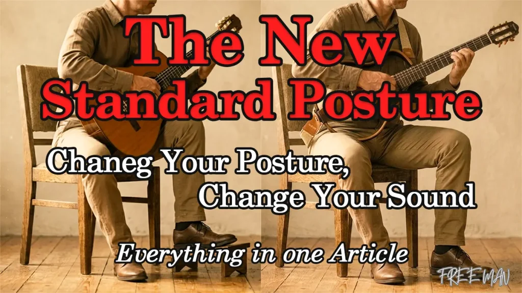 A new classical guitar posture: standard posture using a guitar strap