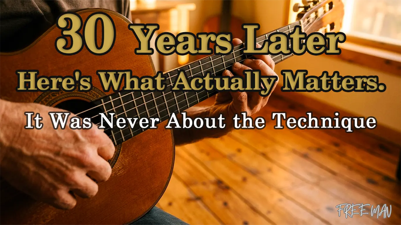 Lessons from 30 Years of Guitar: What Matters More Than Technique