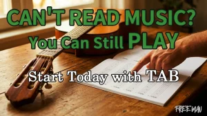 How to Play Guitar Without Reading Sheet Music