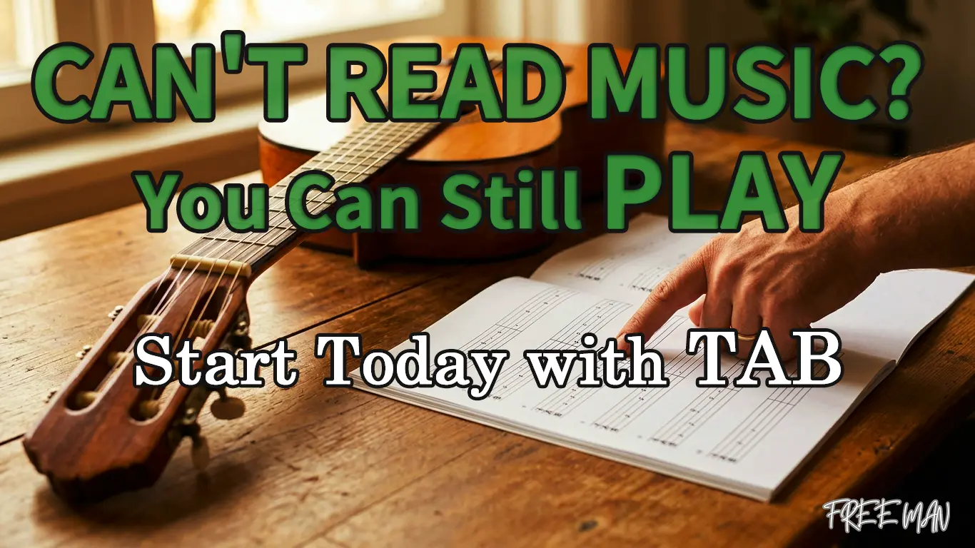 How to Play Guitar Without Reading Sheet Music