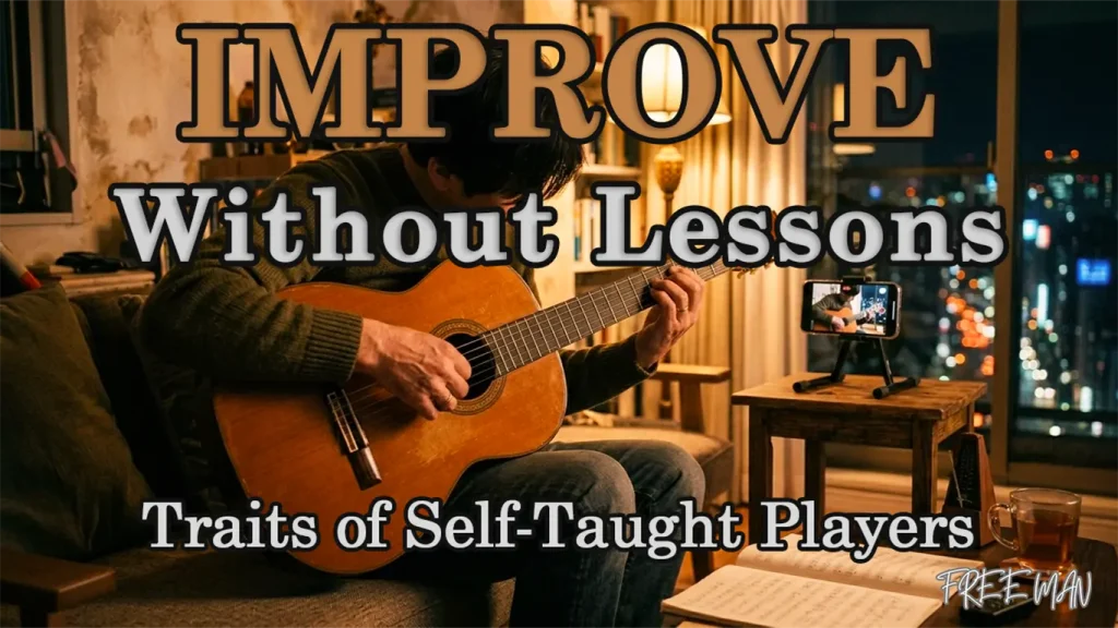 How to Improve Your Guitar Playing Without Lessons: Conditions for Successful Self-Study