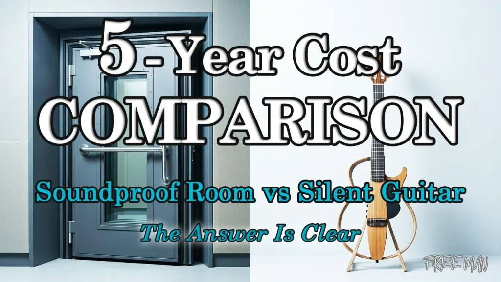 Comparing the cost and value of a Silent Guitar with guitar lessons and a soundproof room