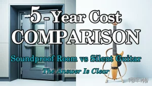 Comparing the cost and value of a Silent Guitar with guitar lessons and a soundproof room