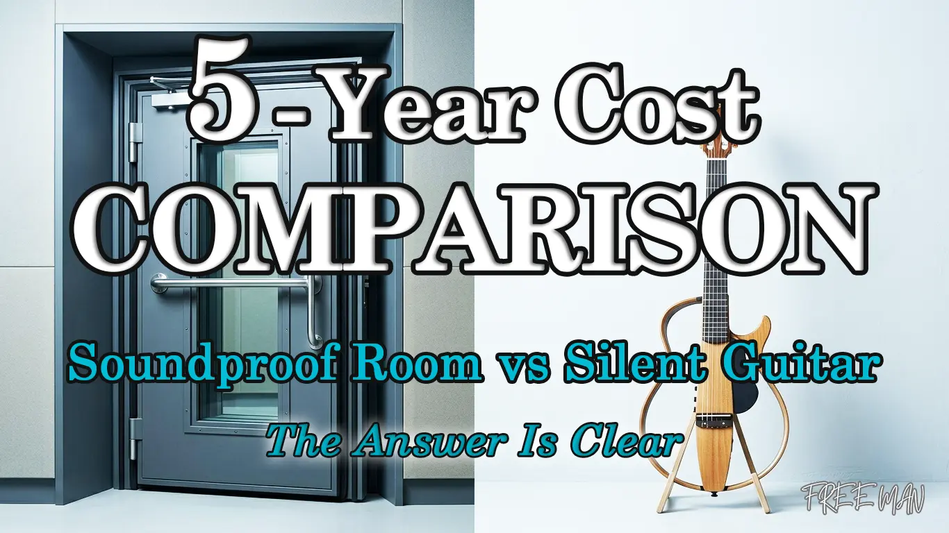 Comparing the cost and value of a Silent Guitar with guitar lessons and a soundproof room