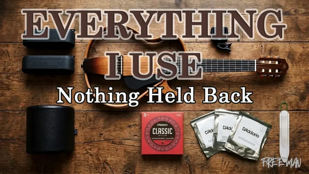 All the gear I use for Silent Guitar and Classical Guitar