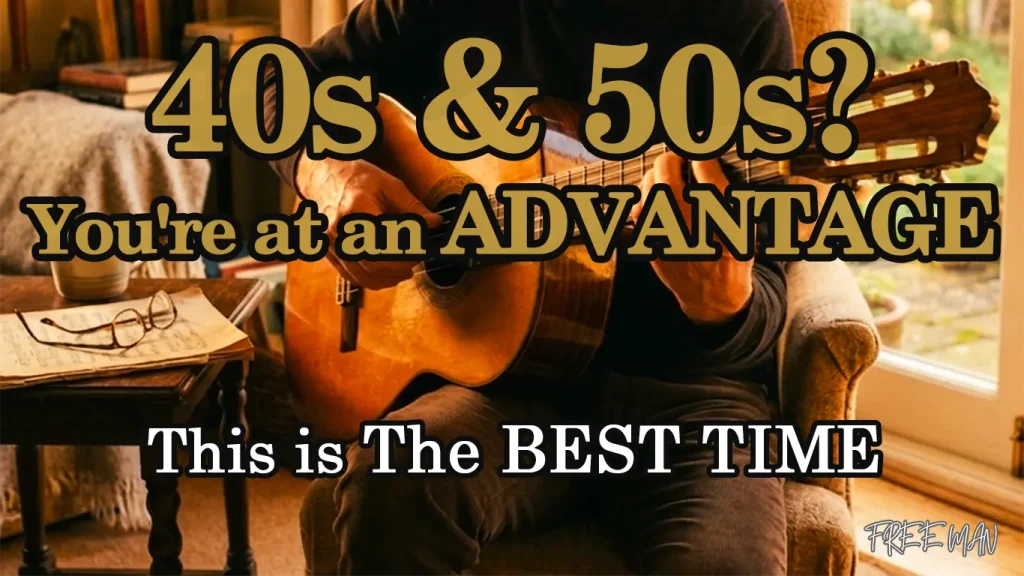 Why Starting Guitar in Your 40s or 50s Can Be an Advantage